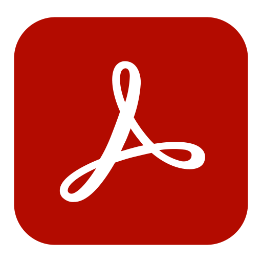 PDF - Adobe Acrobat Reader logo