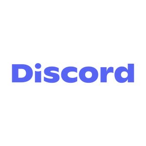 Discord logo wordmark vector