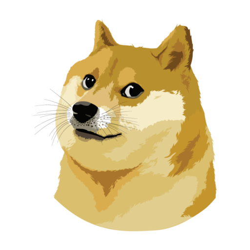 Dogecoin shiba logo