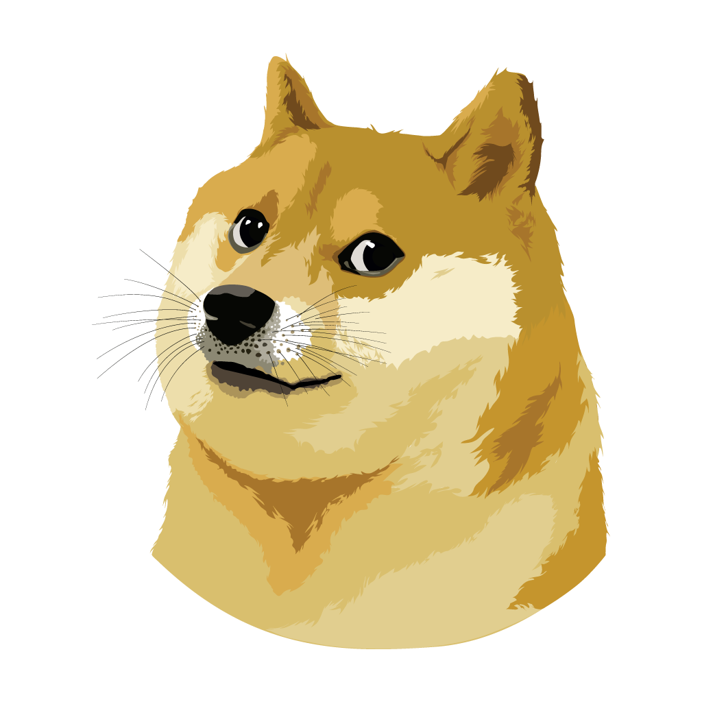 Dogecoin Shiba Vector (.eps + .svg + .pdf) For Free Download