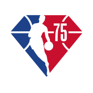 NBA 75 logo vector