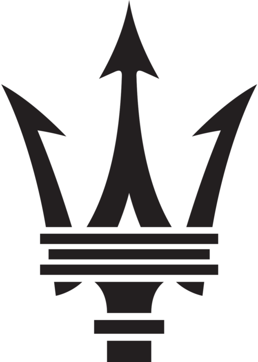 Maserati trident logo vector