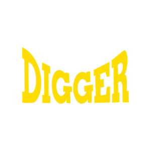 Digger shoes logo vector