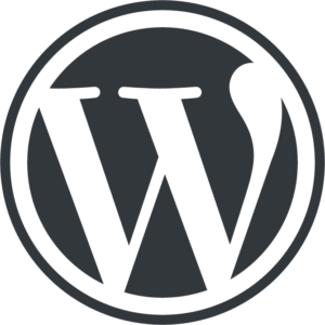 WordPress logo symbol vector
