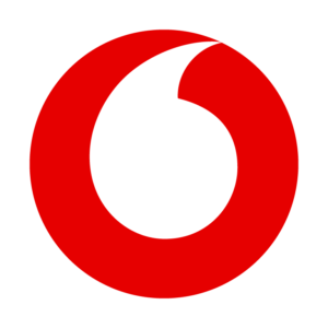 Vodafone logo icon vector