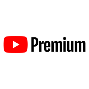 YouTube Premium logo PNG, vector format