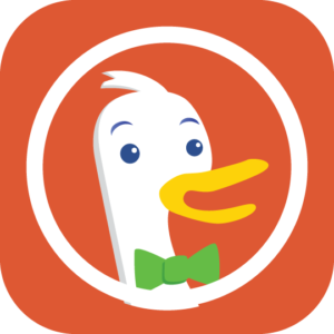 DuckDuckGo app icon vector