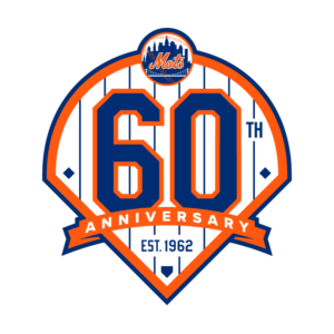 New York Mets 60th Anniversary logo PNG, vector format