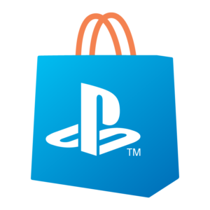 PlayStation Store logo icon vector