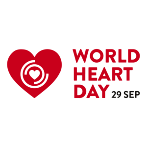 World Heart Day logo vector