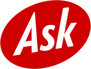 Ask.com logo PNG, vector format