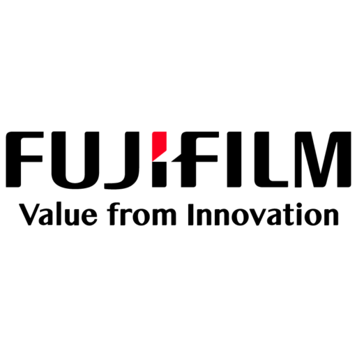 Fujifilm logo with slogan logo
