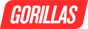 Gorillas logo PNG, vector format