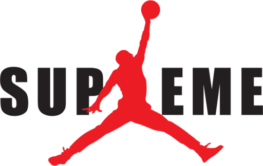 Supreme x Nike Air Jordan logo