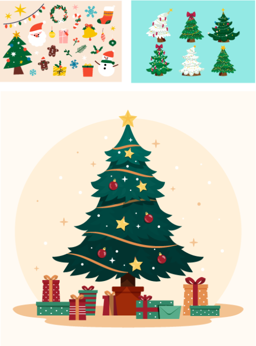 Christmas Tree Vectors logo