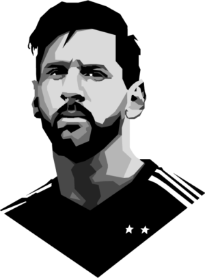Lionel Messi vector (SVG, AI) formats