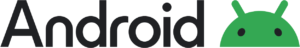 Android logo (flat horizontal lockup) vector