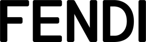 Fendi wordmark logo vector