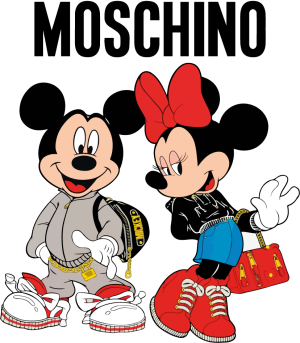 MOSCHINO Mickey Mouse vector