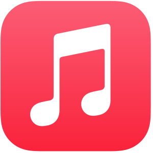 Apple Music icon vector