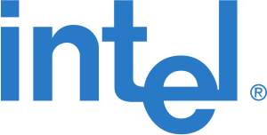 Intel logo 1969 – 2006