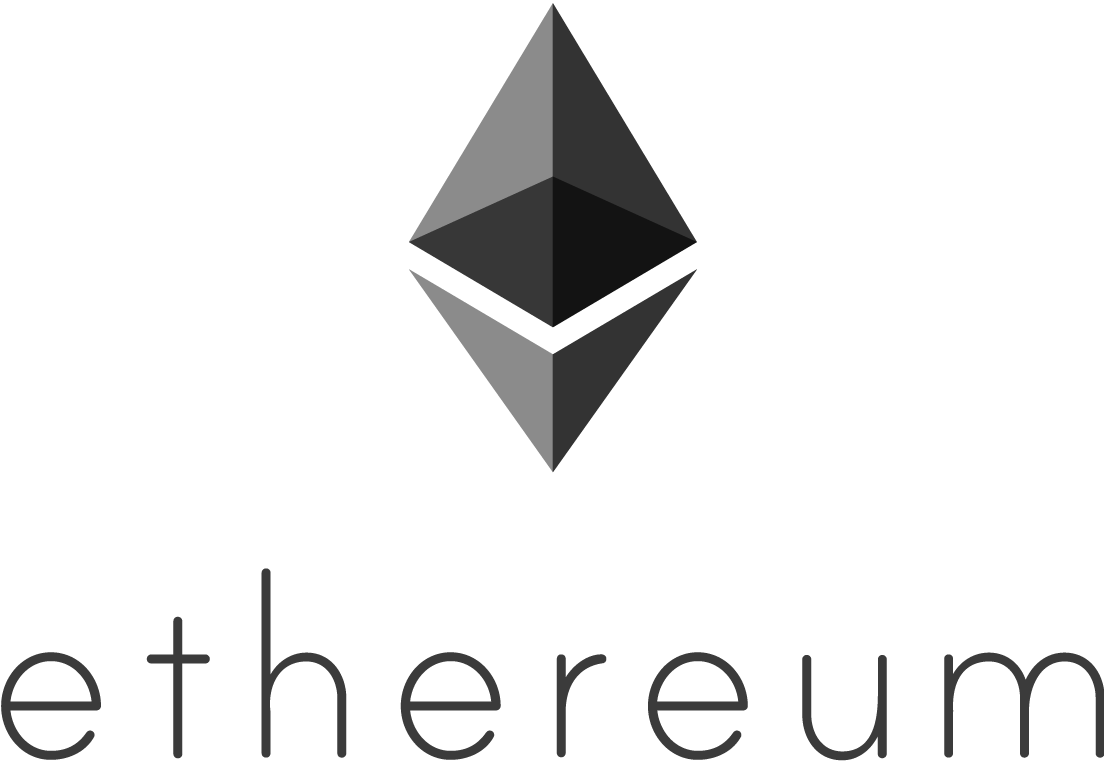 ETH - Ethereum logo portrait (gray) in vector formats SVG, EPS