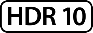 HDR10 Logo Vector & PNG