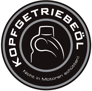 Kopfgetriebeöl Logo in Vector