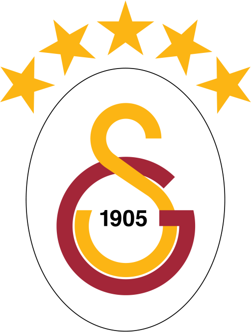 Galatasaray SK (with 5 stars) logo vector