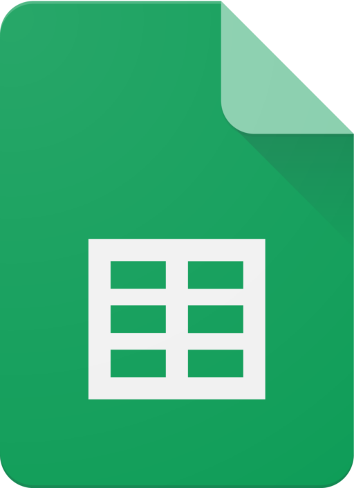 Google Sheets Logo (2014-2020) in PNG & Vector