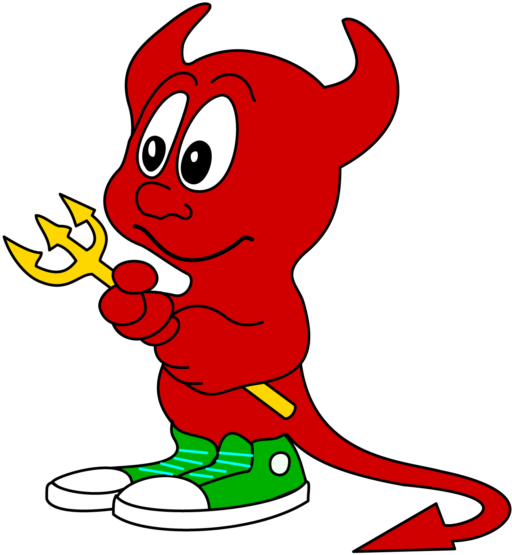 BSD Daemon (Beastie) Vector Graphic + PNG Files
