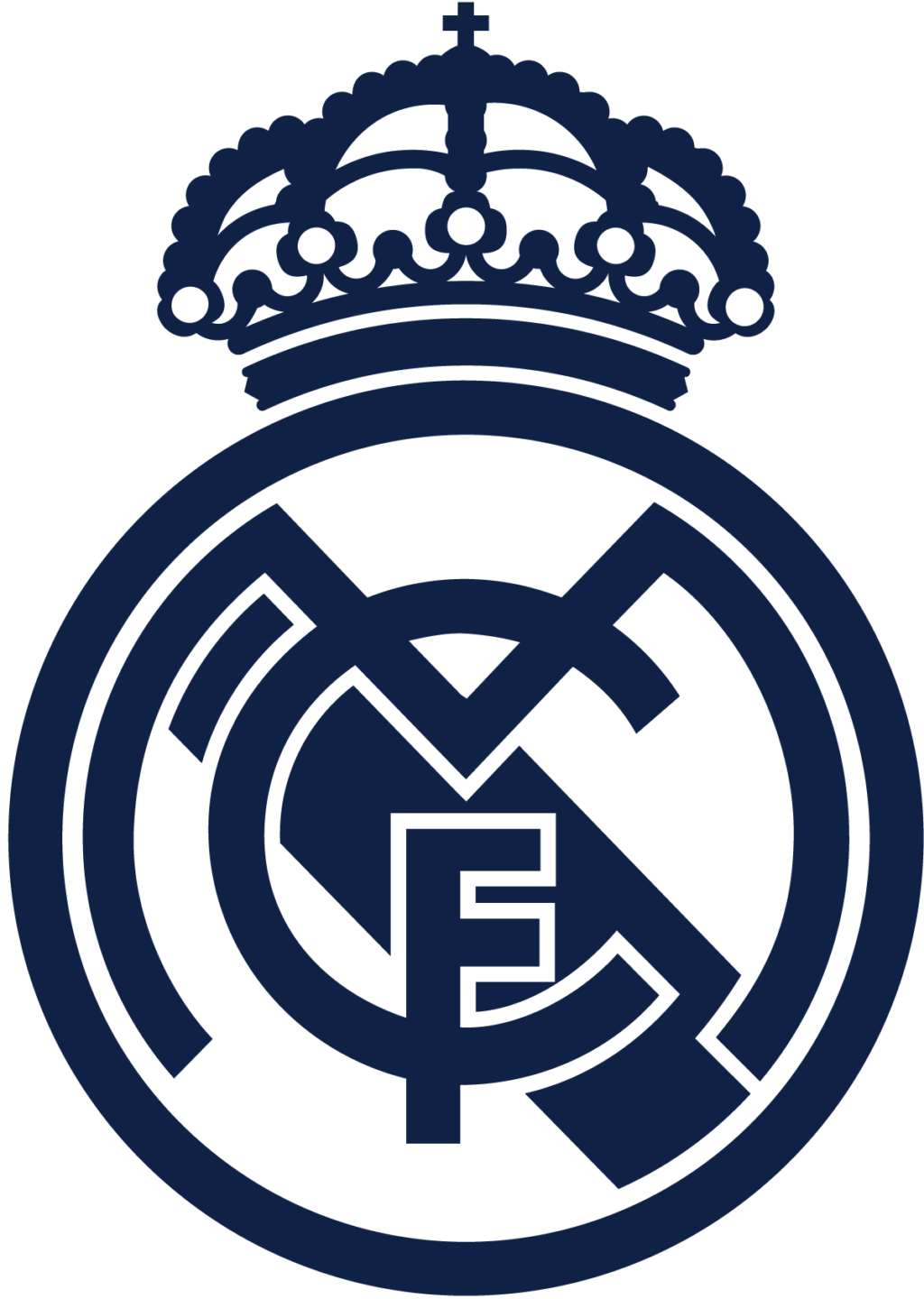 Real Madrid CF (flat) logo PNG Real Madrid CF (flat) Logo