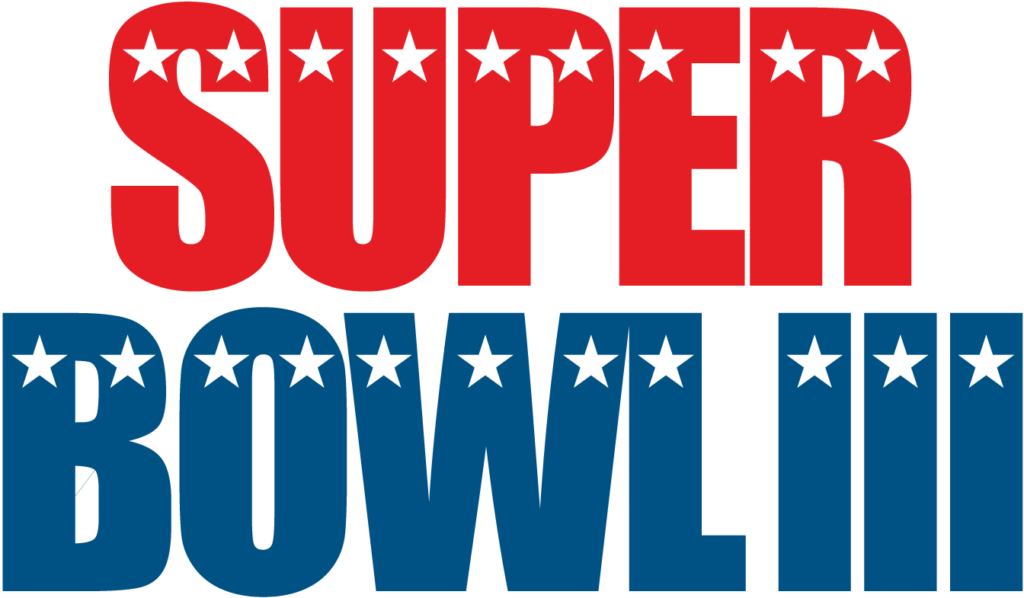 Super Bowl III logo PNG Super Bowl III logo